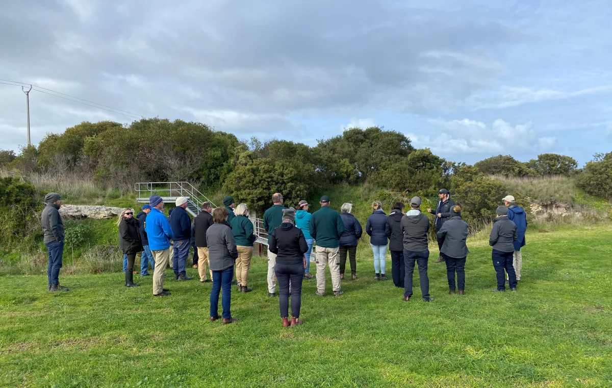 Limestone Coast Landscape Board Governing Body meeting in landscape