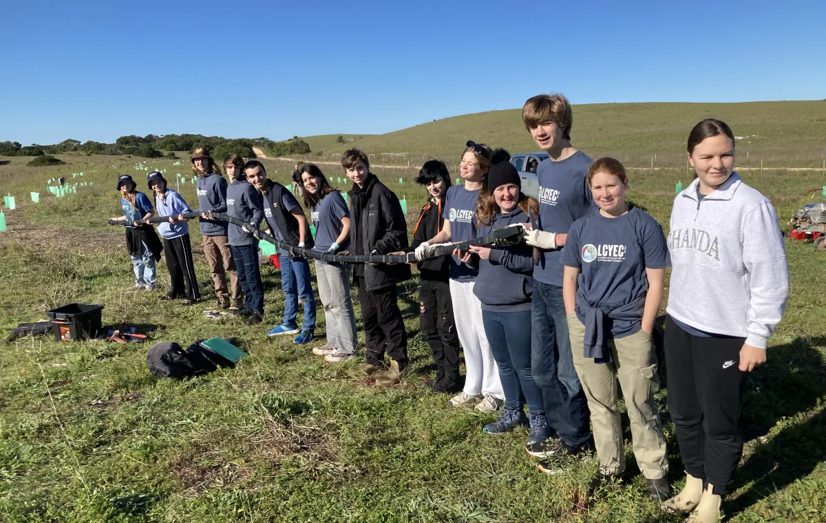 LCYEC at planting event