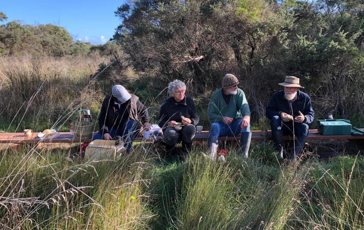 Previous recipient Port MacDonnell Landcare Group received a Limestone Coast Landscape Board Grant in 2025 for their community delivered citizen science and restoration project at Germain Reserve